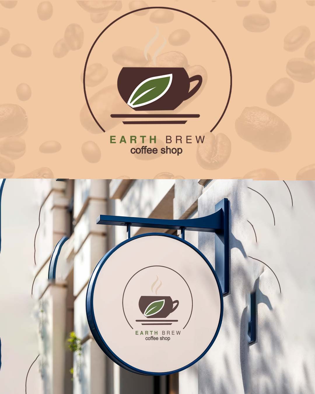 Home coffee shop logo